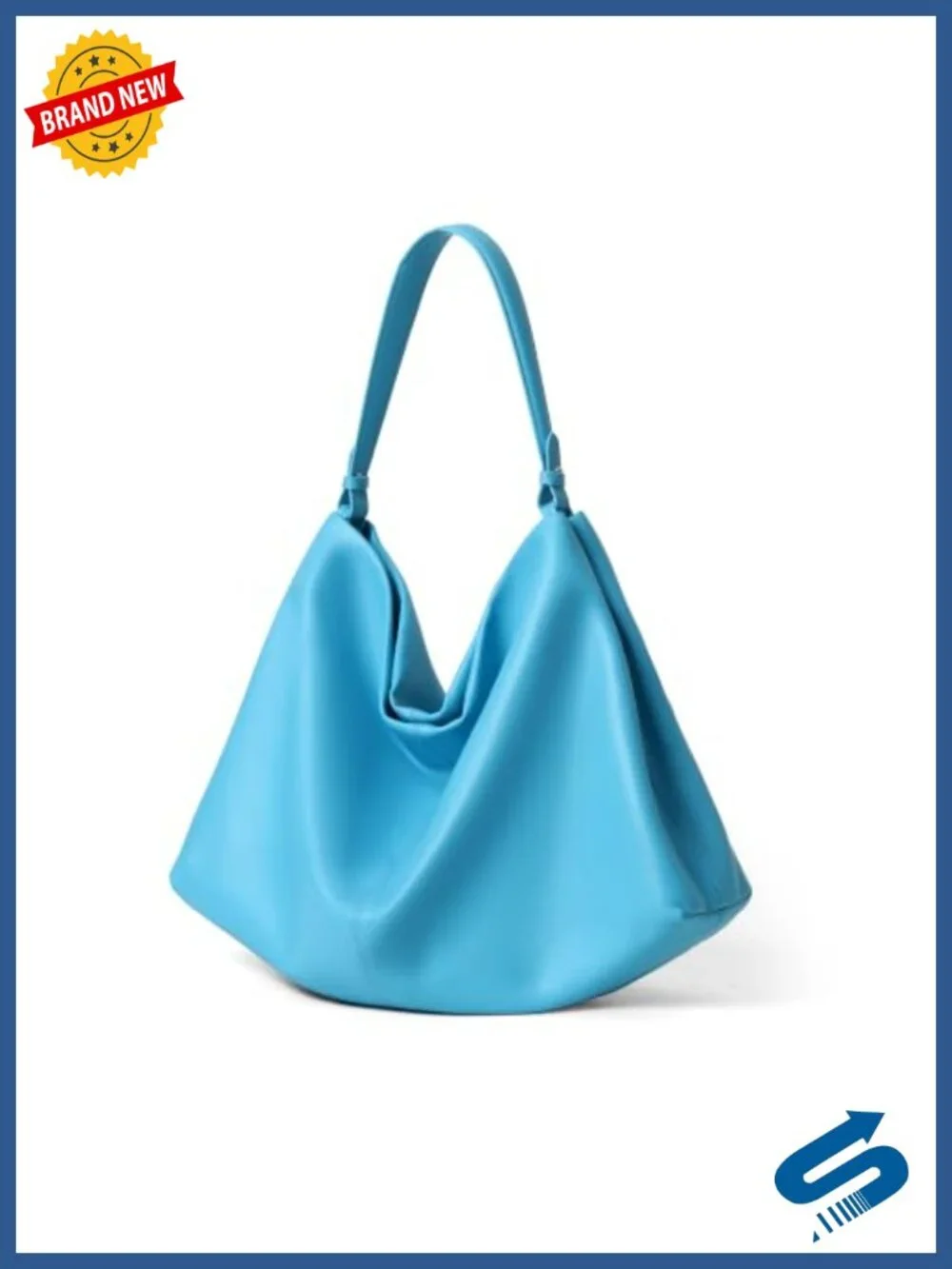 Soft Leather Tote Bag Shoulder Purse Adjustable Strap Work Everyday